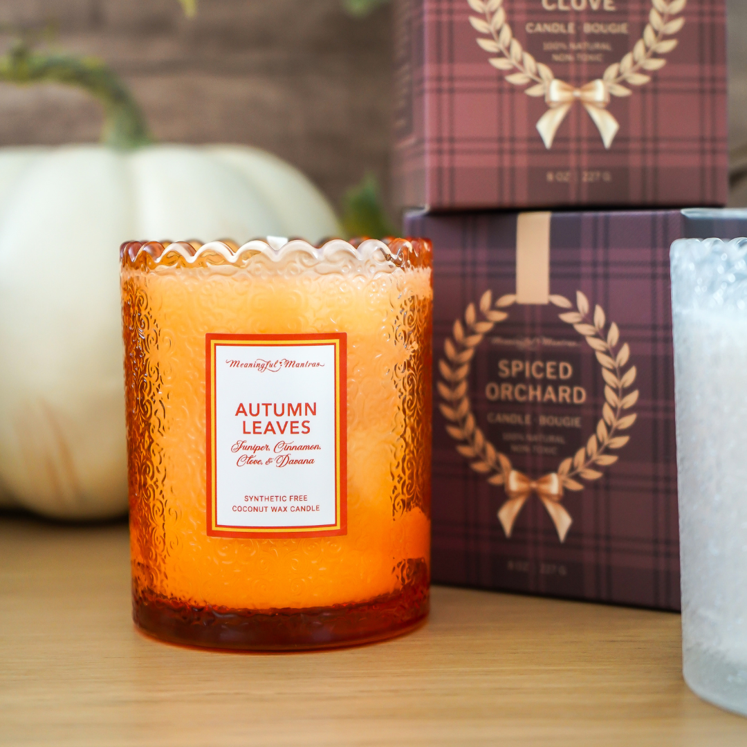 Autumn Leaves Natural Candle 8oz Kaia Collectionimage-alt