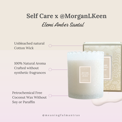 Self Care x @Morganlkeen Natural Candle 8oz Kaia Collectionimage-alt