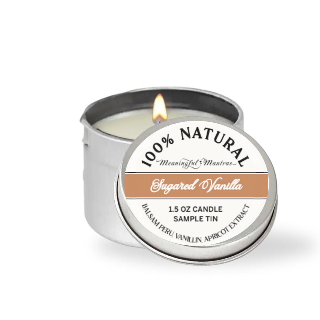 1.5oz Sugared Vanilla Tin Candle