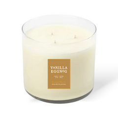 Vanilla Eggnog Natural Candle 16oz 3-Wickimage-alt