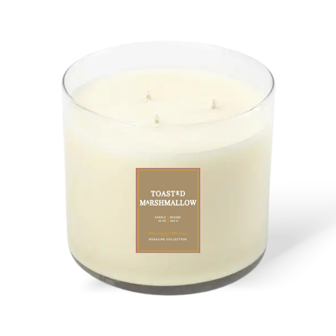 Toasted Marshmallow Natural 16oz 3-Wick Candle