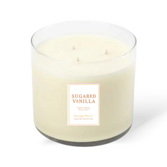 Sweet Sugared Vanilla Natural Candle 16oz 3-Wickimage-alt