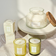 Ocean Mist Natural Candle 33oz Rosie Collection Luxury Three Wickimage-alt
