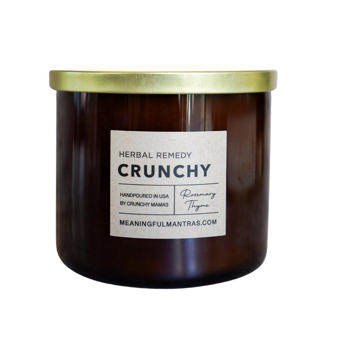 Crunchy Herbal Remedy Natural Candle