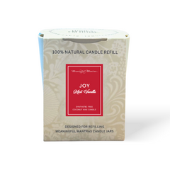 Joy Mint Vanilla Natural Candle 8oz Kaia Collection Refillimage-alt