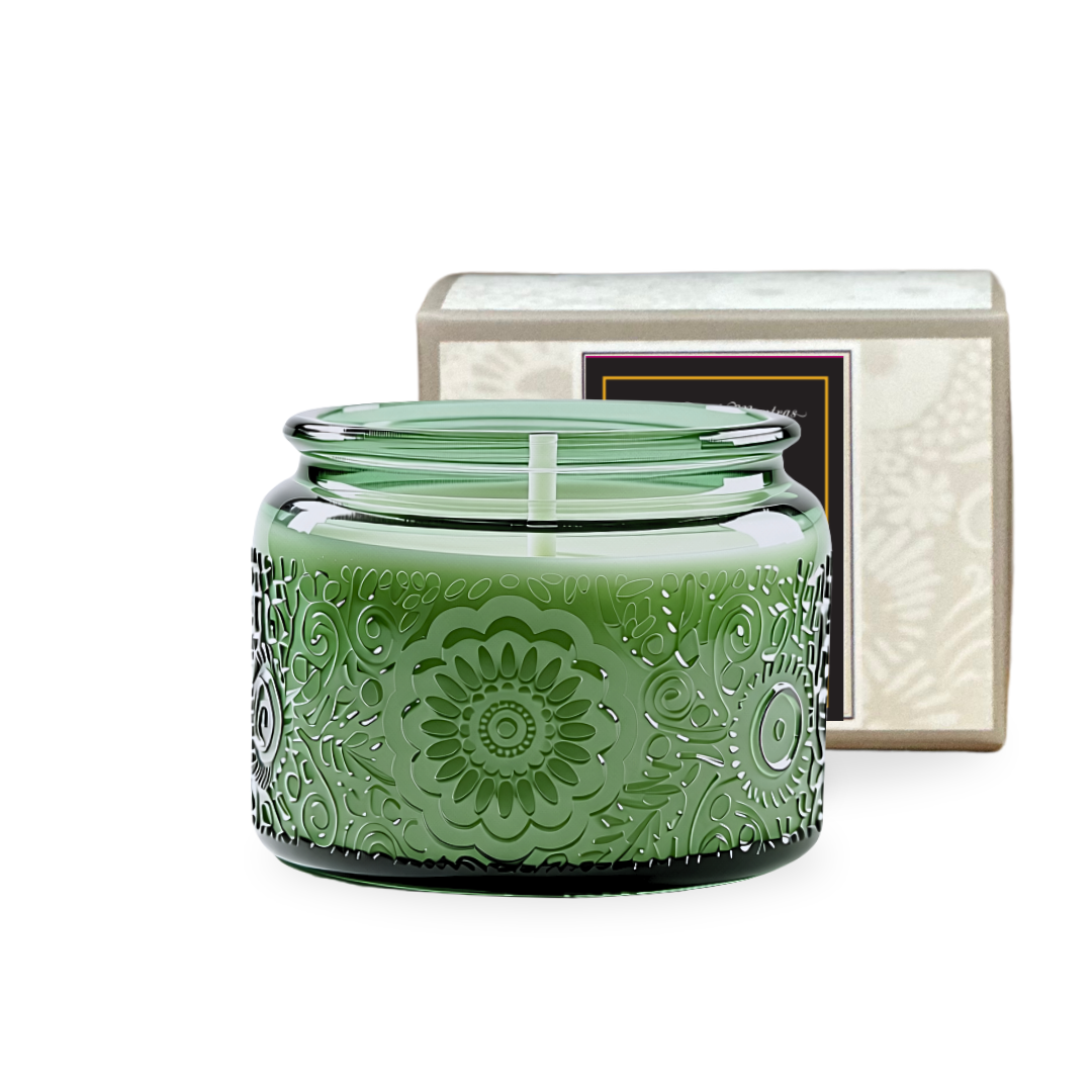 Meditation Moonlit Moss Natural Candle 4oz Ellie Collectionimage-alt