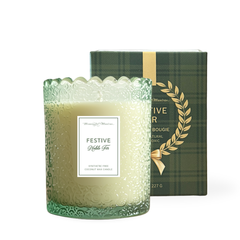 Festive Noble Fir Natural Candle 8oz Kaia Collectionimage-alt