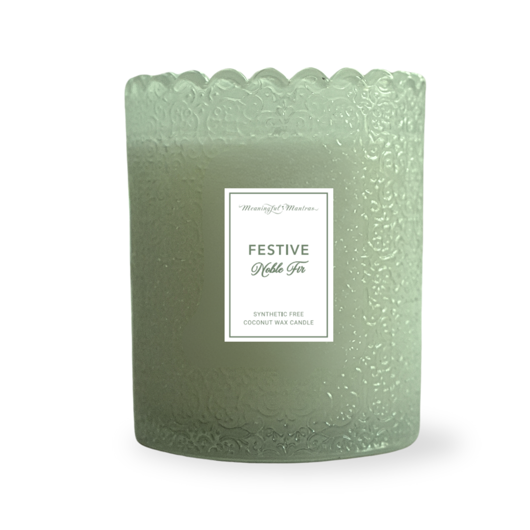 Green festive noble fir candleimage-alt