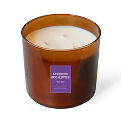 Wellness Lavender Eucalyptus 3-Wick Candleimage-alt