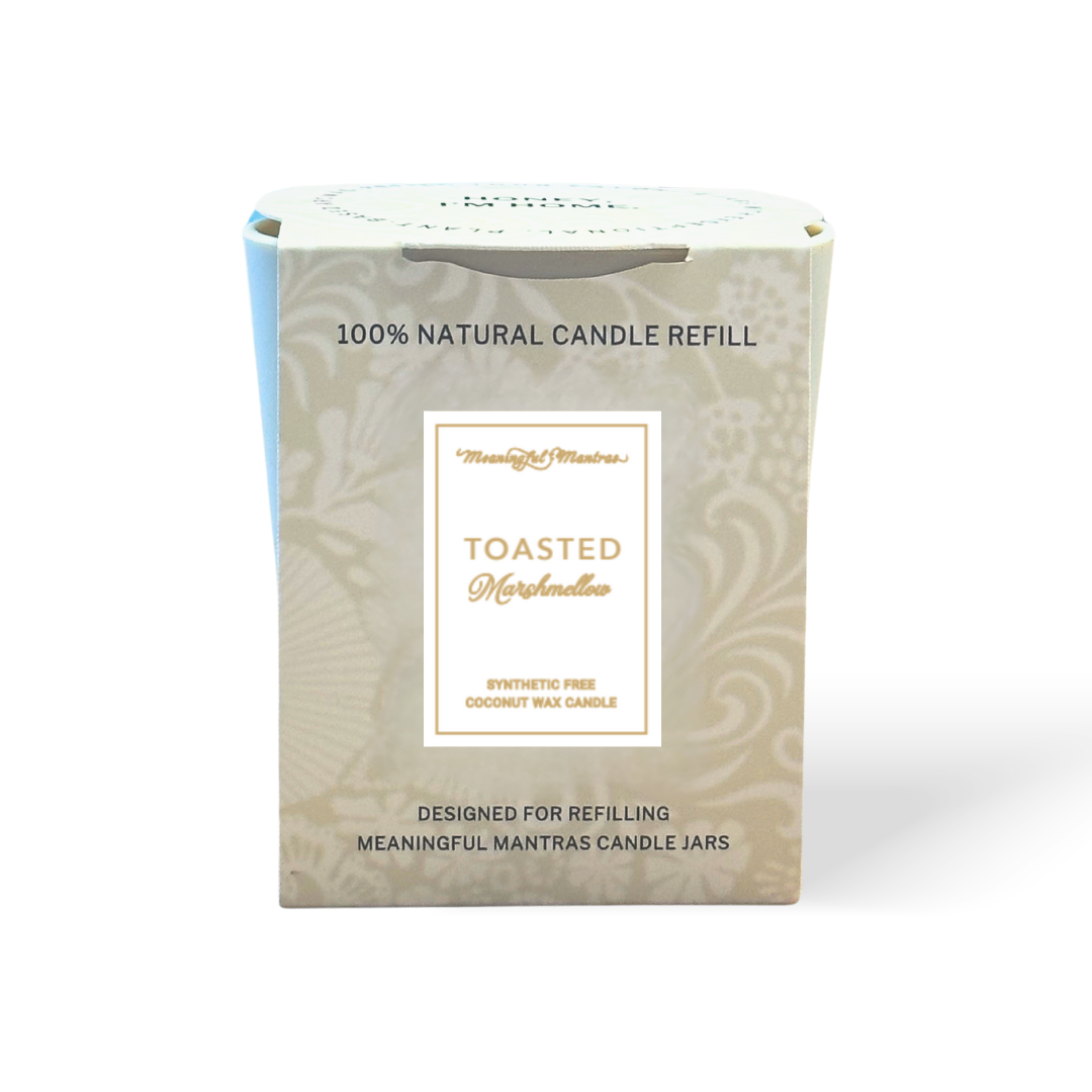 Toasted Marshmallow Natural Candle 8oz Kaia Collection Refill