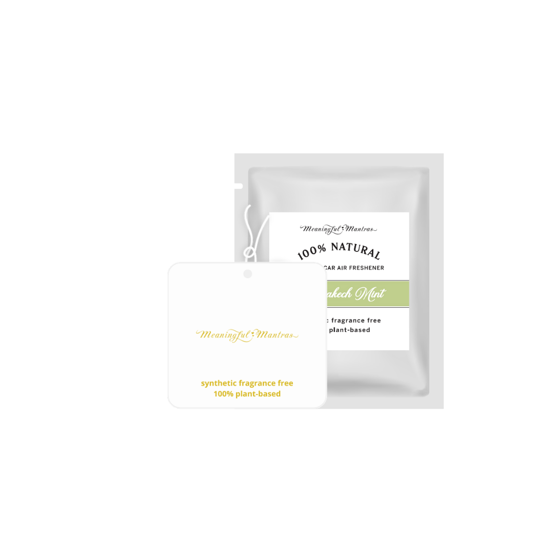 100% Non-Toxic Natural Car Air Freshener | Meaningful Mantras