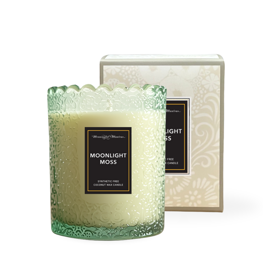 Meditation Moonlit Moss Natural Candle 8oz Kaia Collectionimage-alt