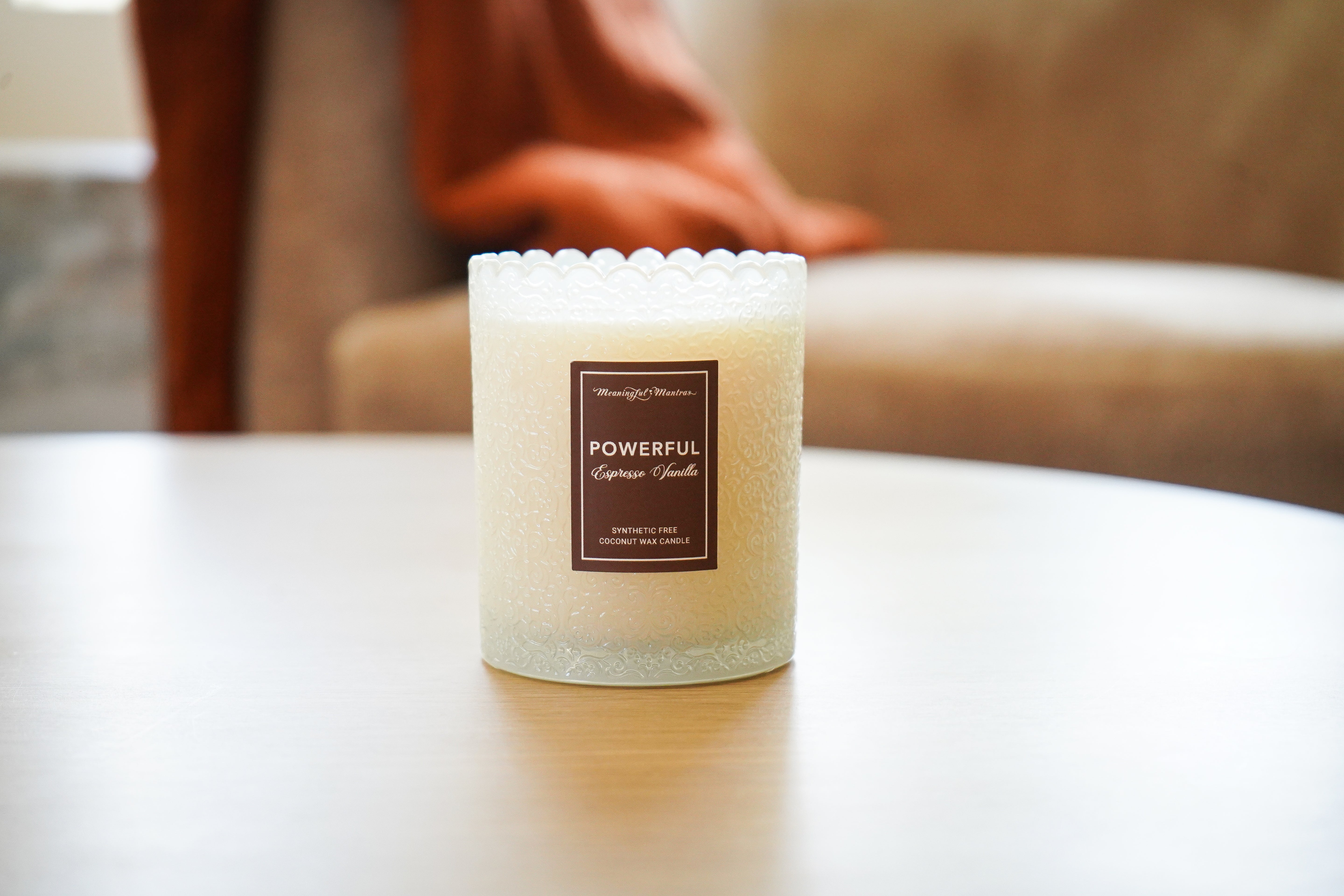 Meaningful Mantras Espress Vanilla Candle