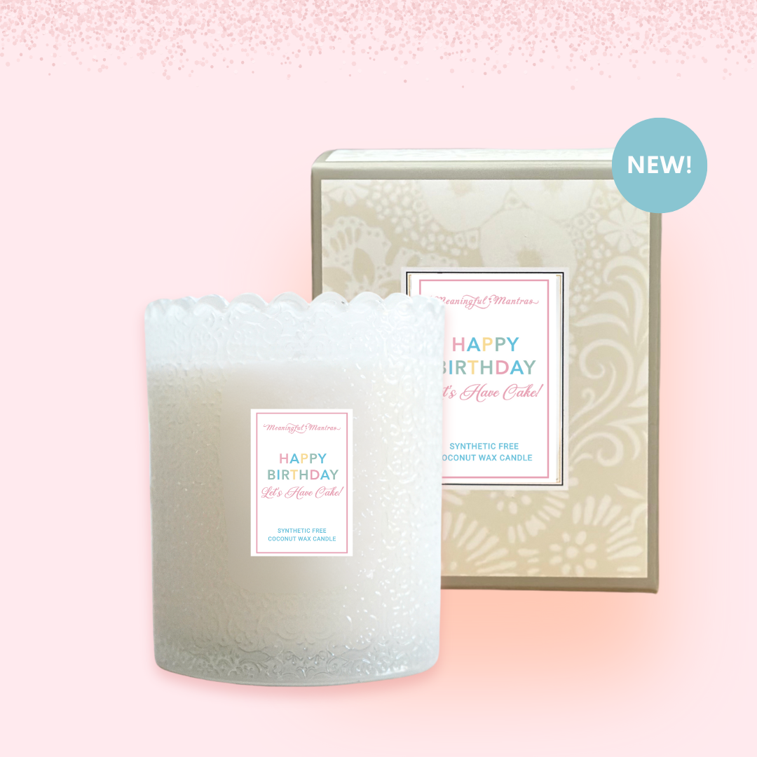 Happy Birthday! Vanilla Natural Candle 8oz Kaia Collection