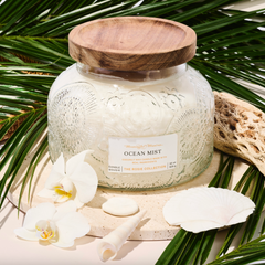 Ocean Mist Natural Candle 33oz Rosie Collection Luxury Three Wickimage-alt