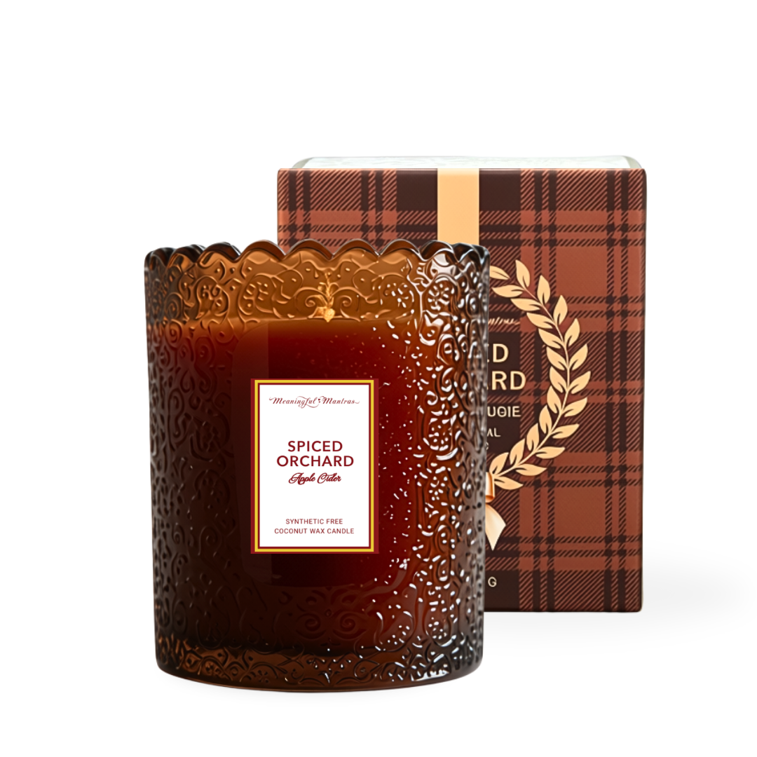 Spiced Orchard Apple Cider Natural Candle 8oz Kaia Collectionimage-alt