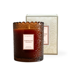 Pumpkin Chai x @LessWithLaur Natural Candle 8oz Kaia Collectionimage-alt