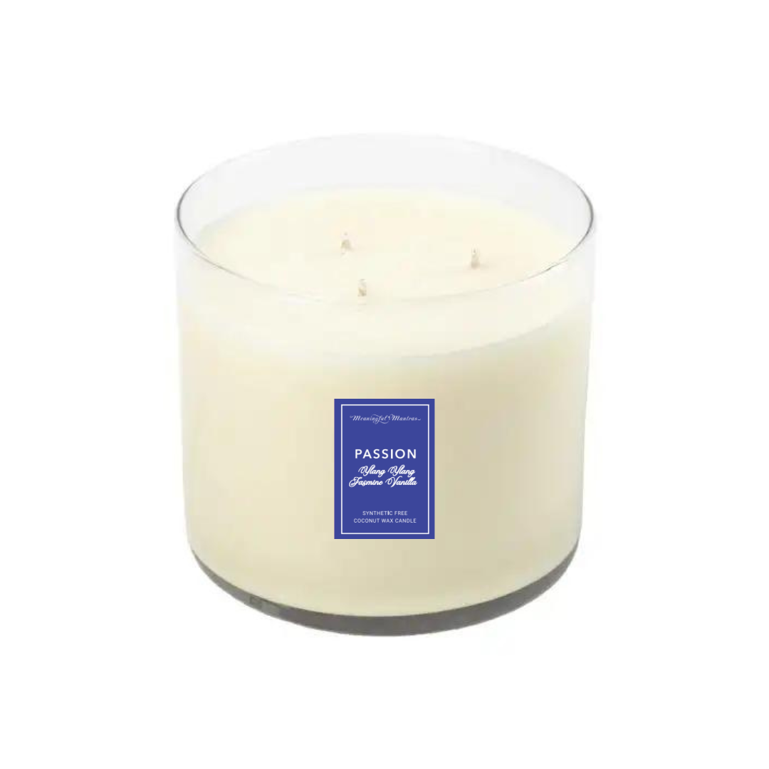 Passion Ylang Jasmine Natural Candle 8oz Kaia Collection