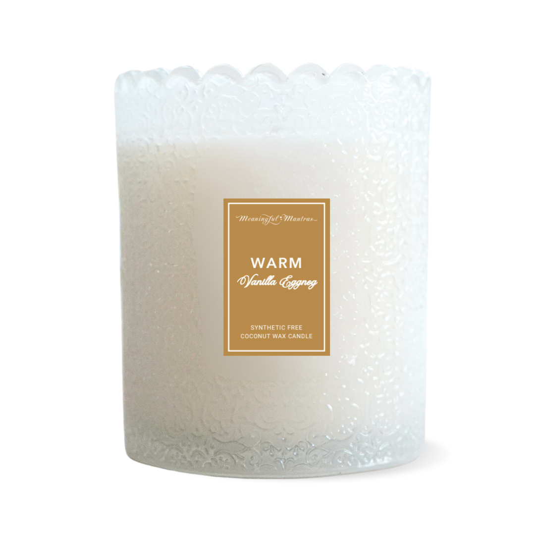 Vanilla Eggnog Natural Candle 8oz Kaia Collection