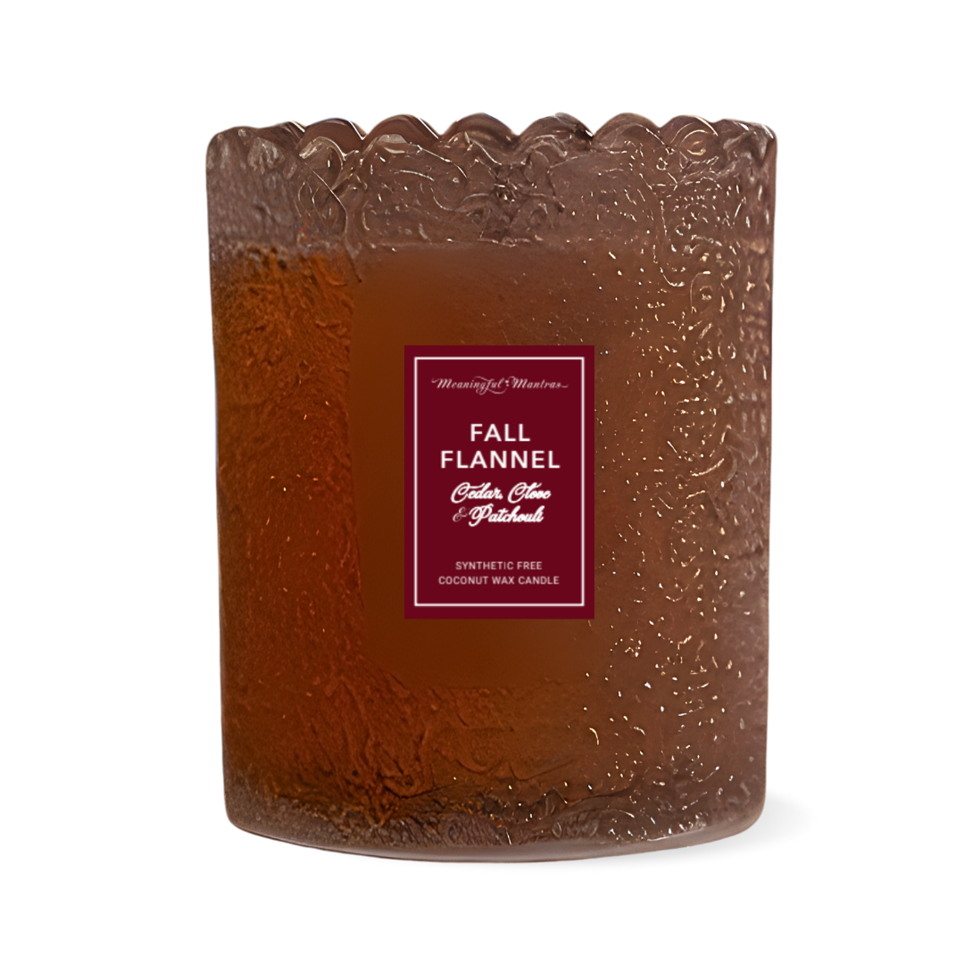 Fall Flannel Natural Candle 8oz Kaia Collection