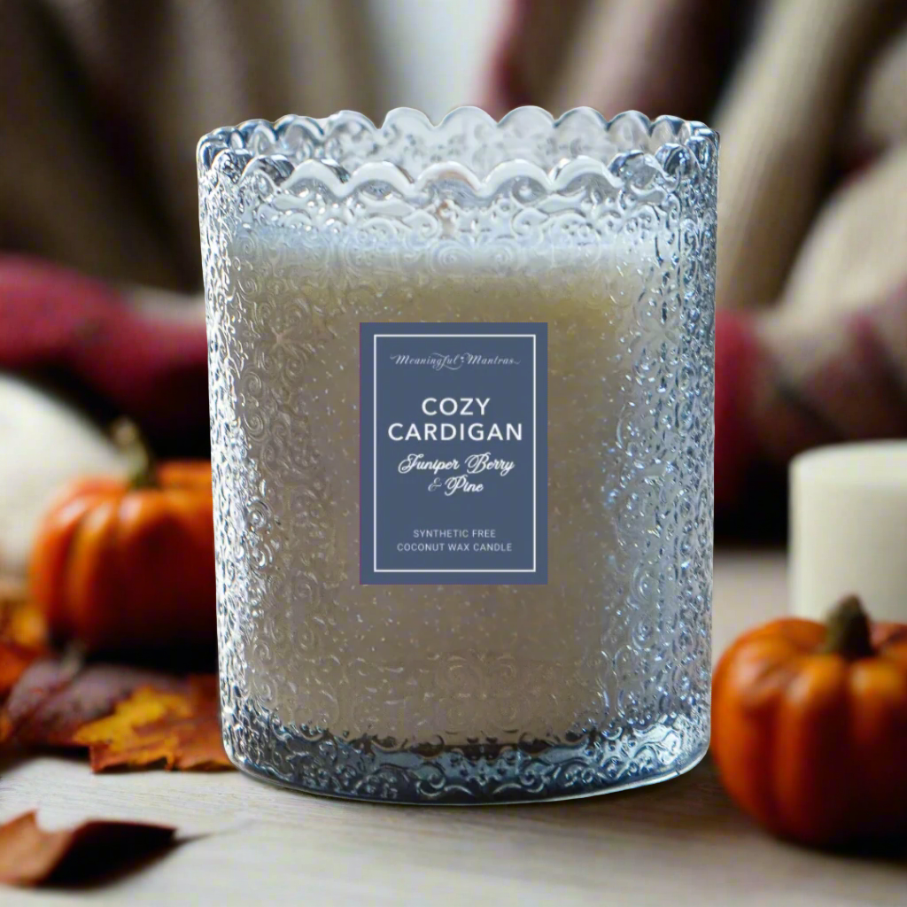 Cozy Cardigan Natural Candle 8oz Kaia Collection