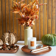 Pumpkin Pie Natural Candle Displayimage-alt