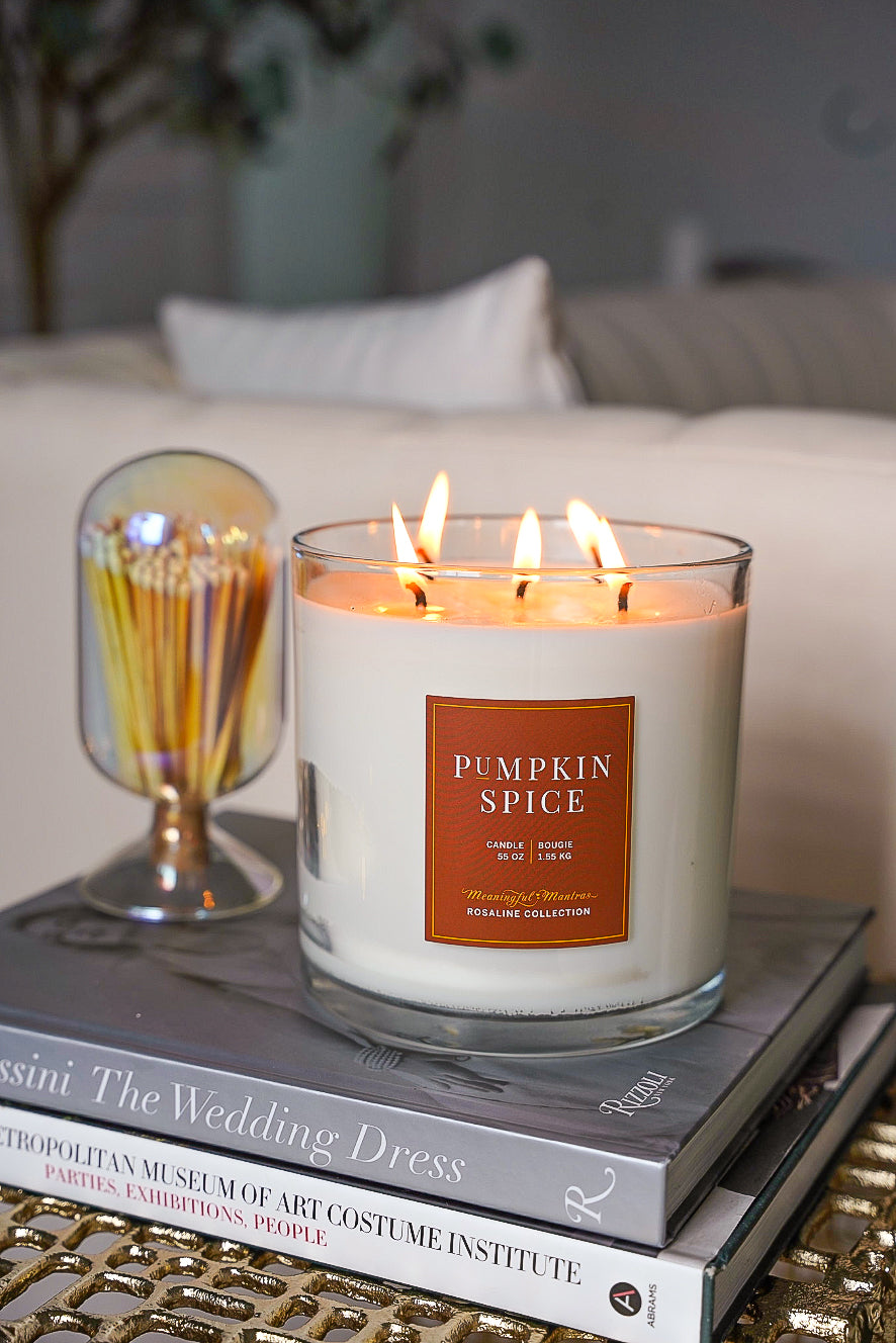 Pumpkin Spice Natural Candle Litimage-alt