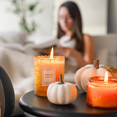 Pumpkin Spice Natural Candle Litimage-alt
