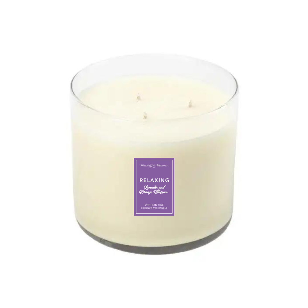 Relaxing Lavender Orange 8oz Candleimage-alt