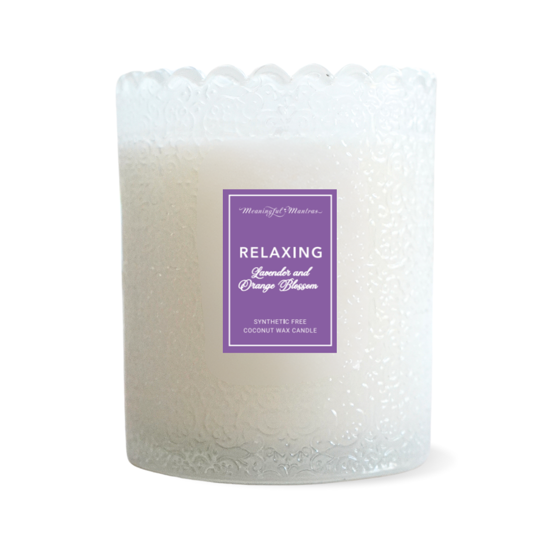 Relaxing Lavender Orange Natural Candleimage-alt