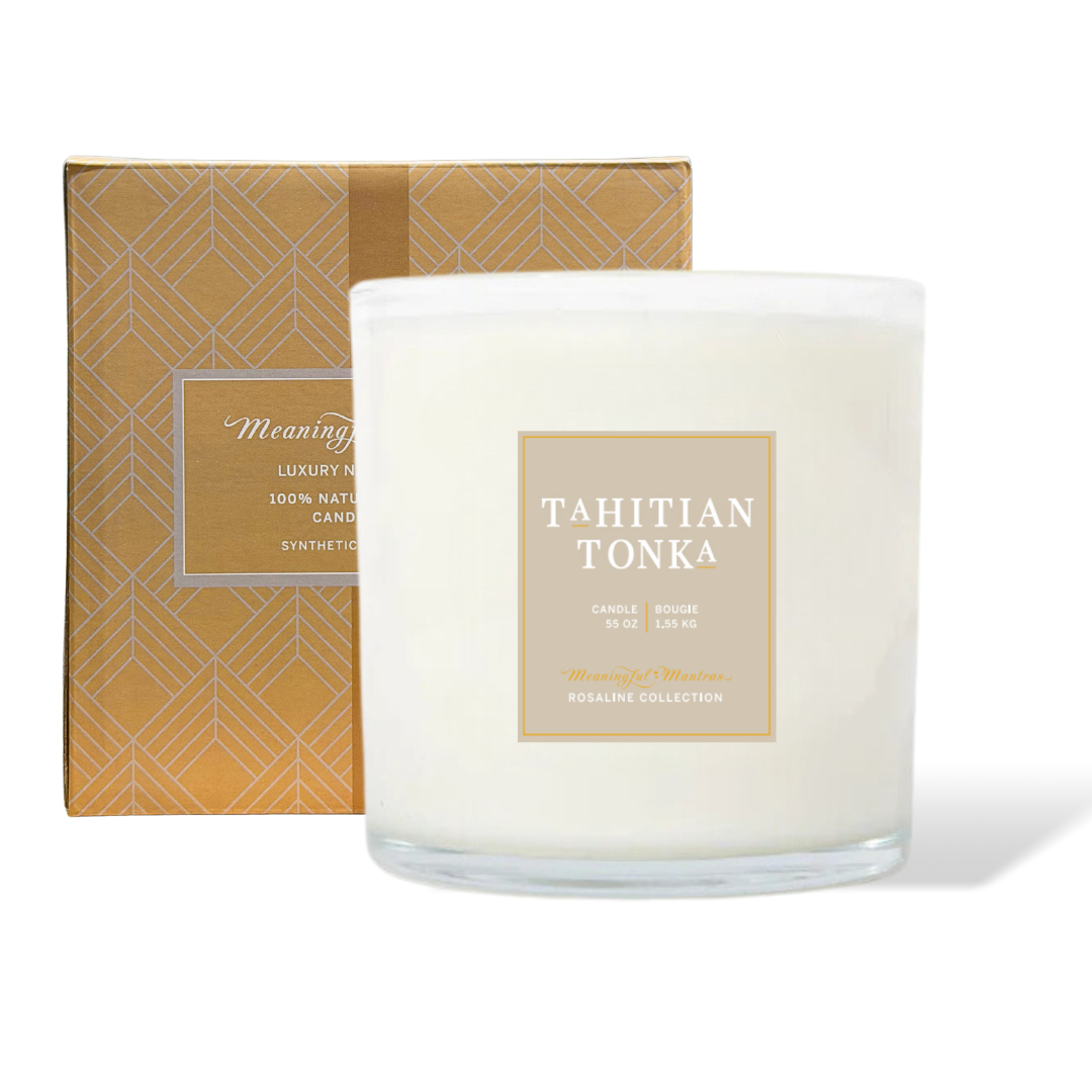 Romance Tahitian Tonka 55oz Natural Candleimage-alt