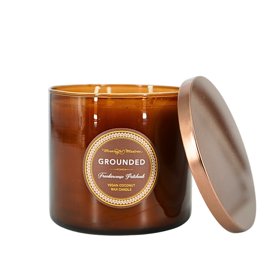 Grounded Frankincense Patchouli 3-Wick Candle