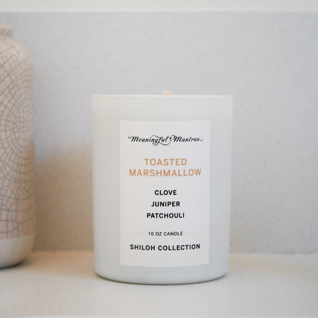 Toasted Marshmallow Natural Candle 10oz Shiloh Collection