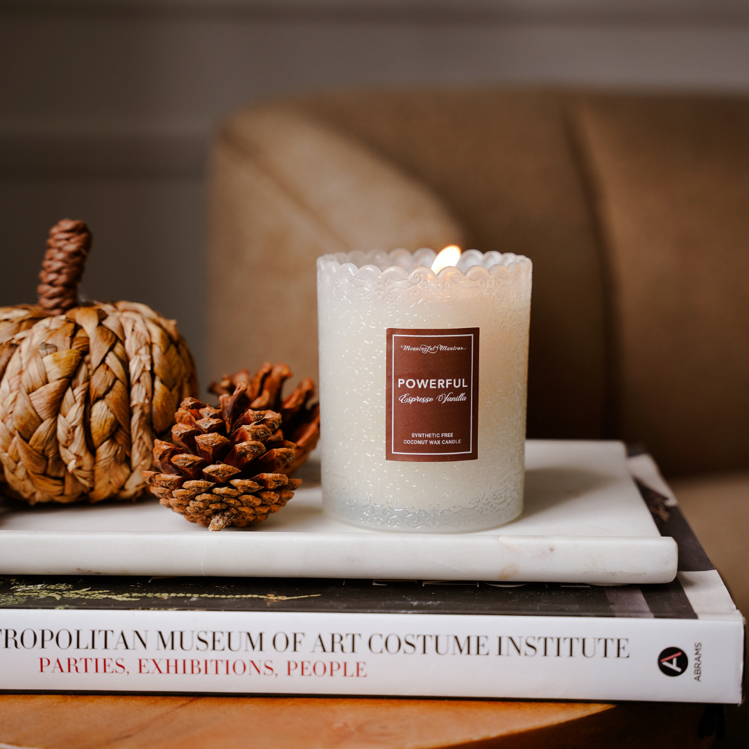 Espresso Vanilla Natural Candle 8oz Kaia Collection