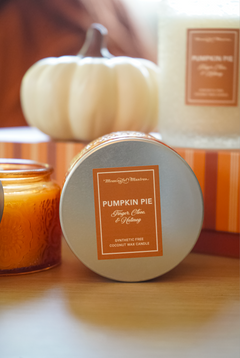 Pumpkin Pie Natural Candle 4oz Ellie Collectionimage-alt