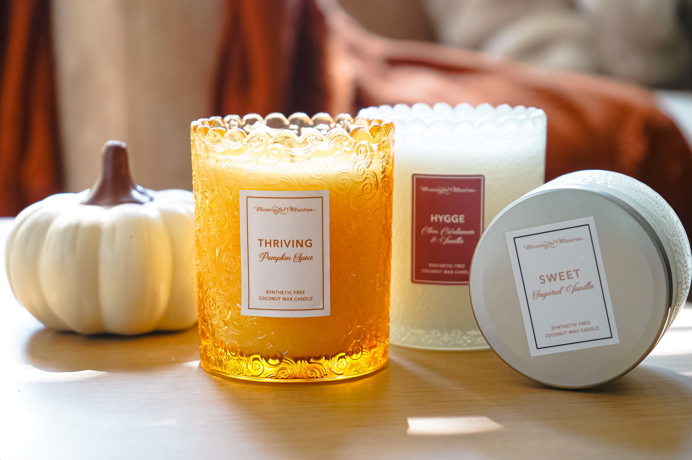 Pumpkin Spice Natural Candle 8oz Kaia Collection