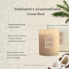 Sunkissed x @LaurenKissee Natural Candle 8oz Kaia Collectionimage-alt