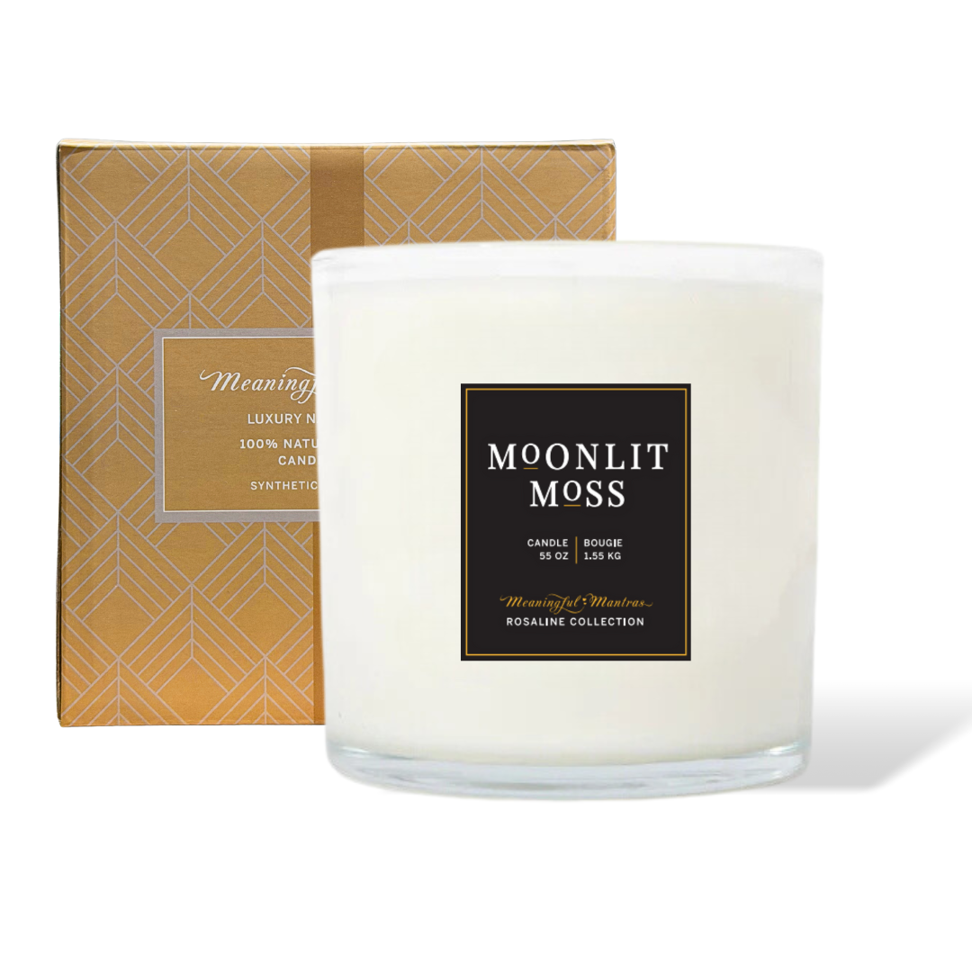 Meditation Moonlit Moss Natural Candle 55oz Rosaline Collectionimage-alt