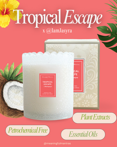 Tropical Escape x @IamJasyra Natural Candle 8oz Kaia Collectionimage-alt