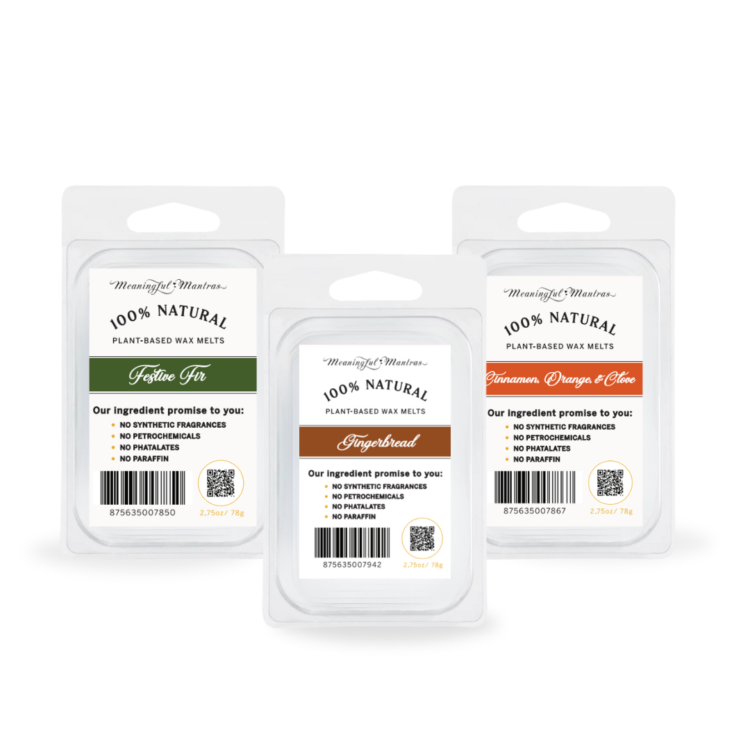 Cozy Winter Trio 100% Plant-Based Wax Melts Bundle