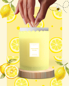Yuzu Lemon Natural Candle 8oz Kaia Collection Refillimage-alt