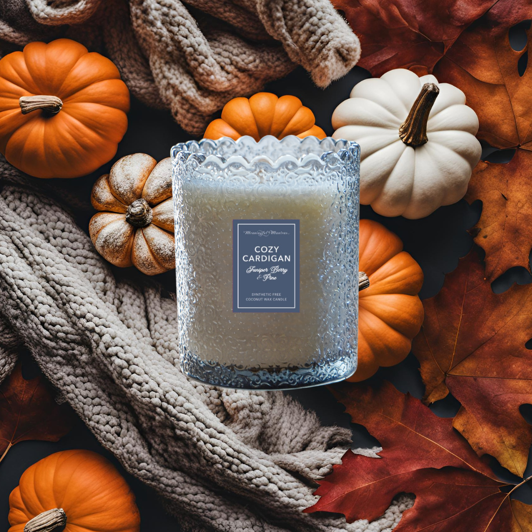 Cozy Cardigan Natural Candle 8oz Kaia Collection