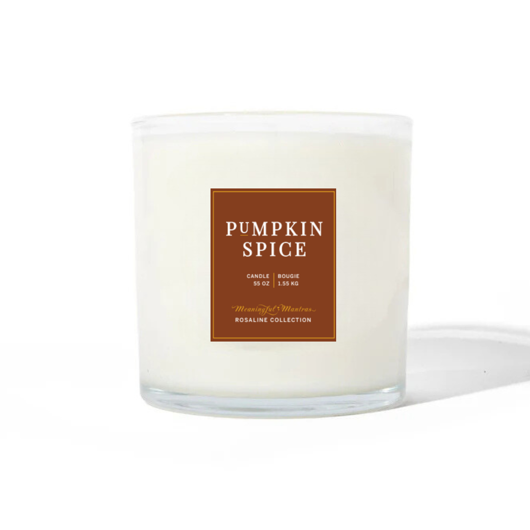 Pumpkin Spice Natural Candle 55oz Rosaline Collection