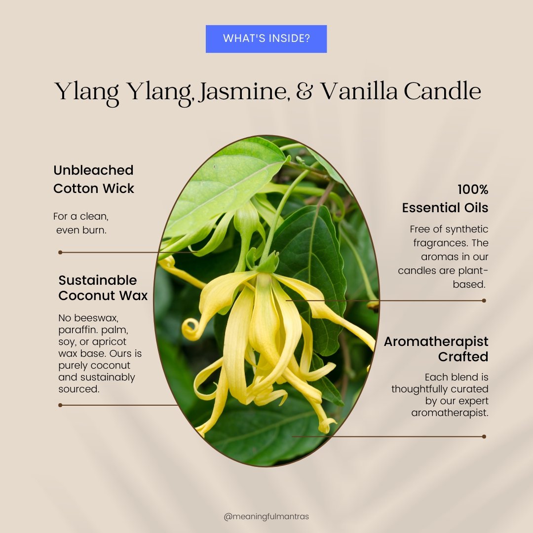 You Are Worthy Ylang Ylang, Jasmine, Vanilla Candle