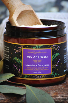 You Are Well Lavender & Eucalyptus 14oz Epsom Saltimage-alt