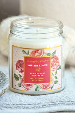 You Are Loved Rose Geranium Candleimage-alt