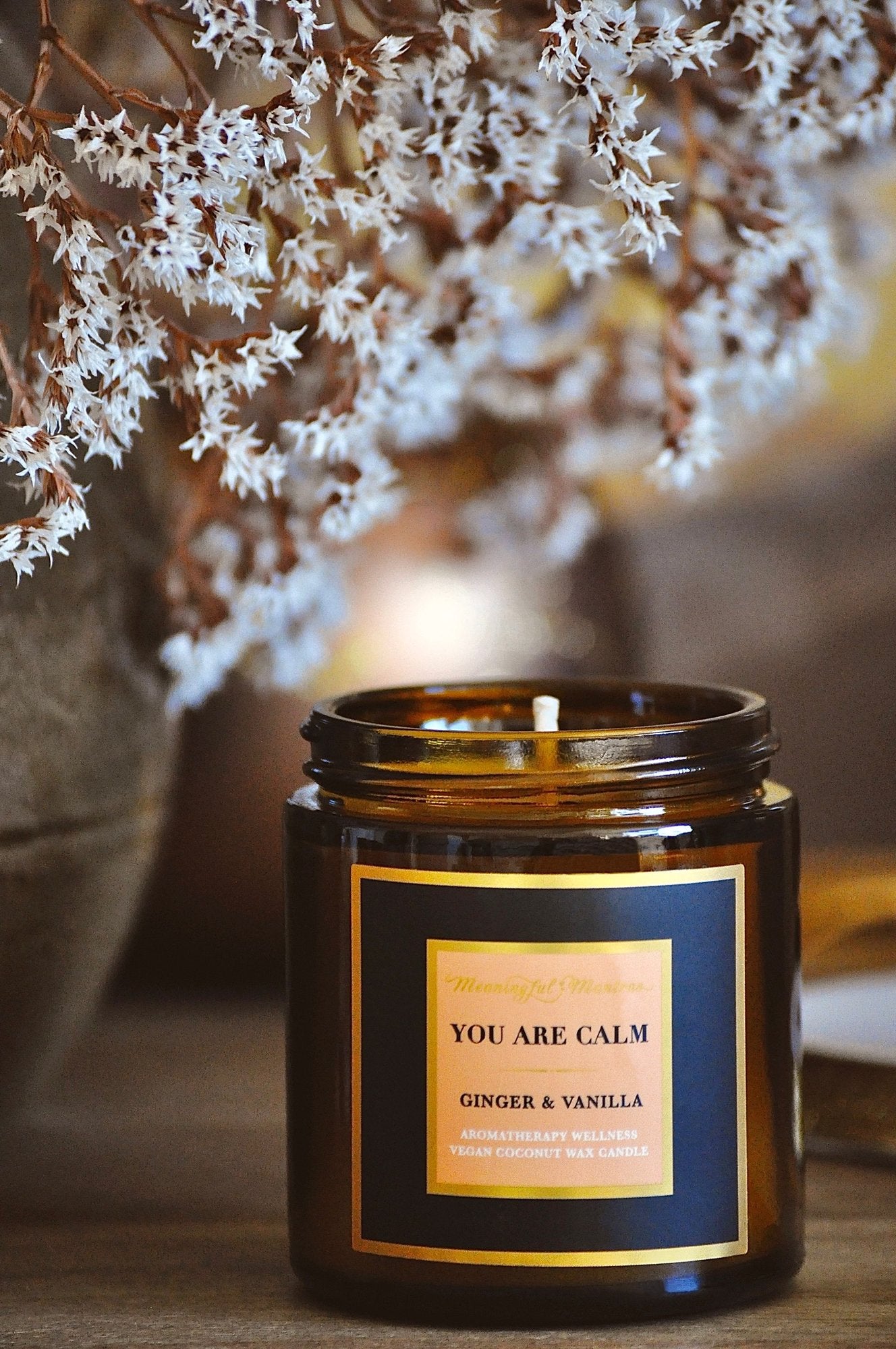 You Are Calm Ginger Vanilla Mini Candle