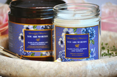 You Are Worthy Ylang Ylang, Jasmine, Vanilla Candleimage-alt