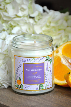 You Are Loved Lavender & Orange Blossom Candleimage-alt