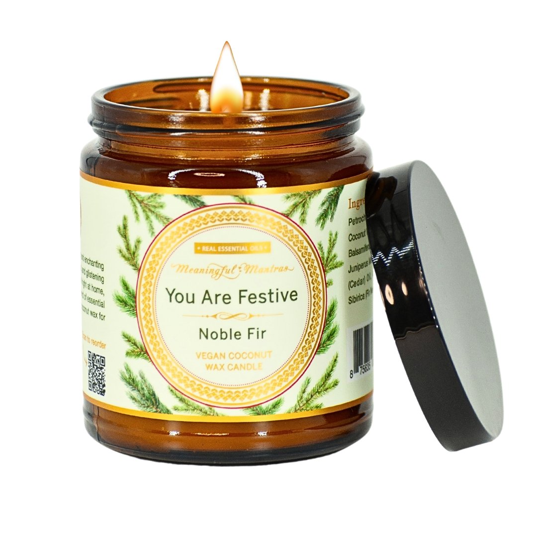 You Are Festive Noble Fir Candle